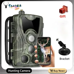 Hunting Cameras 20MP 1080P 2G SMS MMS P Wildlife Trail Camera Po Traps Night Vision Email Cellular outdoor Surveillance 230603