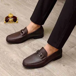 Mocasines Ferraga, zapatos de vestir, zapatos de conducción para hombre, zapatos informales cómodos para fiesta, traje de boda, calzado sin cordones de marca, talla 38-44