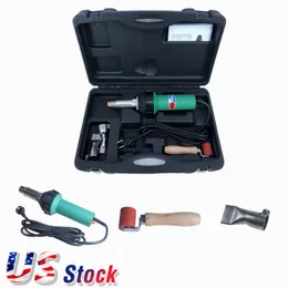 Warmtepistool 1600W Plastic Welder Hot Air Torch Plastic Welding Gun Welder Pistol PE PVC Plastic Repairing Tool Kit With Nozzles Roller