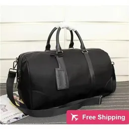 Nylon Travel Fitness Bag Designers Fashion Black High Quality Canvas s Mens European and American Tide Style Men Handbag W226J