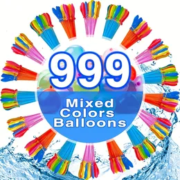 Ballong 999PCSpack Water Balloons Snabbt uppblåsbara sommar utomhus vuxna spel leksak barn set po ballon 230605