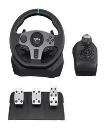 PXNV9 Gaming Volante Pedal Vibration Racing Wheel 900 Rotation Game Controller para Xbox One 360 PC PS 3 4 para Nintendo Swi2898644