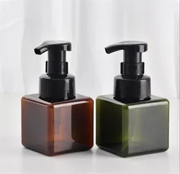 Flacone per erogatore di sapone per pompa schiumogena in plastica da 250 ml Flacone per sapone per mani schiumogeno vuoto portatile ricaricabile JL7890