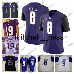 Mit8 Washington Huskies #3 Jake Browning 7 Taylor Rapp 8 Dante Pettis 9 Myles Gaskin 25 Ben Burr-Kirven 28 Richard Newton Rose Bowl Jerseys