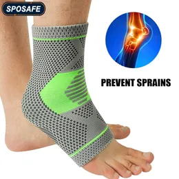 Ankelstöd 1PC Sports Ankel Brace Compression Support Hylsa för skador Återställningsmärta Senstöd Plantar Fasciitis Fotstrumpor 230603