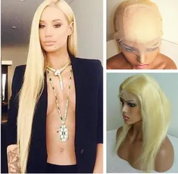 Blonde 613 Silky Straight Silk Base 360 Lace Band Frontal Pré Depenado 360 Lace Band Frontal Blonde Com 44 Silk Top6848894