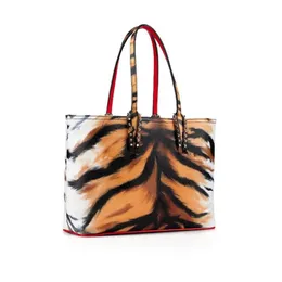 Women luxurys Fashion Bag cabata designer totes rivet genuine leather Handbags composite famous purse shopping bags228y
