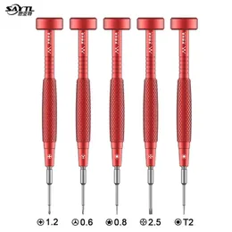 Schroevendraaier 5 in 1 screwdriver set for phones High precision bolt driver 0.6 Y 0.8 Trox Phillips iPhone Samsung huawei DIY Open tool set