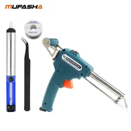 판매자 인 Mufasha Solderingiron Tingun 110V/220V 60W US/EU 핸드 헬드 전기 솔더 아이언 키트 주석 유선 용접 도구