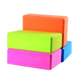 Yoga Blocks EVA Gym Blocks Foam Brick Training Esercizio Attrezzature per il fitness Dance Yoga Strumento ausiliario Stretching Body Shaping Yoga block 1PC 230605