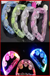 LED Lampeggiante Tamburello Sonaglio Campanella Bambini Accendi Giocattolo Luminoso KTV Bar Decorazione Glow Luci Led Forniture per Feste8720033