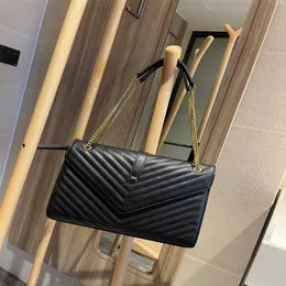 Genuine Leather Handbag Bags Comes With Box WOC Chain Womens luxurys Fashion Designers Female Clutch Classic High Quality Girl Han315k