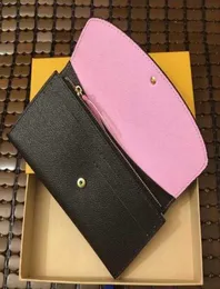 2022 European classic design men and women long wallet good quality clutch purse Interior Note Compartment 8 colors come with box3840913