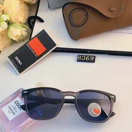 Modne okulary przeciwsłoneczne projektant Ray Baa marka najlepsza klasyczna marka retro kobiety okularowe słoneczne okulary promieni Aviator Polaryzowane światło UV JJ 8369 z oryginalnym pudełkiem