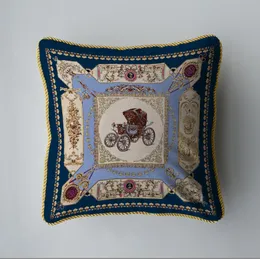 Aksamitna tkanina francuska luksus dupleks drukowanie sofy domowe sofa miękka poduszka poduszka bez rdzenia do salonu Sypialnia poduszka