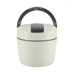 Dinnerware Sets Office Worker Bento Box Portable Plastic Lunch Insulated Double-layered Microwave Oven Can Heat