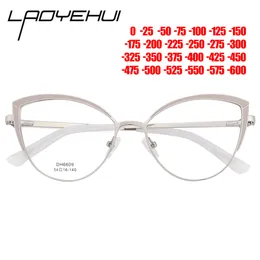 Blaulicht-blockierende Brille, Katzenaugen-Brillengestell, Damen-Brillengestelle, Retro-Luxus-Brille, optisch verschreibungspflichtige Anti-Blaulicht-Myopie-Brille 230606