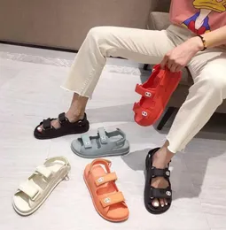 Sandals Comemore Hook Loop Slingback Platform Dad Shoes Women Summer Beach Buckle Strap Soft Chunky Heel Sports Shoes Woman Flat 22ss