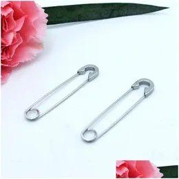 Pins Brooches Stainless Steel Pins Brooch Gold Diy Badge Safety Pin Craft Findings Sewing Jewelry Making Supplies Drop Delivery Dhmho