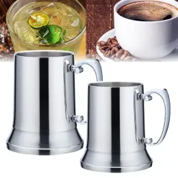 Stock Double Wall Stainless Steel Water Bottle Family Dance Party Beer Cup Portable Travel Handle Coffee Milk Mugs