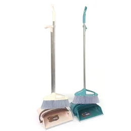 Household broom dustpan set combination soft bristle broom plastic broom single non stick hair