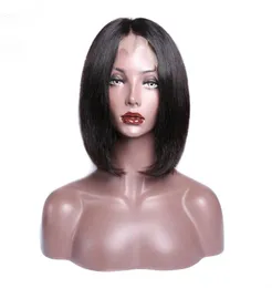 13x4 Glueless Bob Wig Indian Straight Straight Short Lace Front Human Hair Wigs for Black Women for Baby Hair Remy Hai1377036