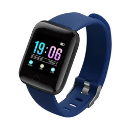 116PLUS Sport Smart Watches Relógio Mulher Relógio Inteligente Bluetooth Medição da Pressão Arterial Monitor de Frequência Cardíaca Pulseira Relógio de Pulso