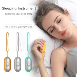 Cura USB Ricarica Microcorrente Sonno Tenendo Strumento di ausilio per il sonno Dispositivo di riduzione della pressione Dispositivo per il sonno Strumento di ipnosi Massaggiatore e relax