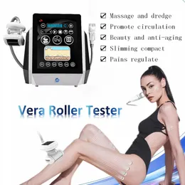 Máquina de escultura corporal de rolo de vácuo de pressão negativa 3D Vera Roller Tester Massagem profunda Drenagem linfática Vela Body Shape Machine