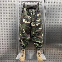 Men's Pants Foufurieux Fashion Men's Camouflage Men Pencil Pant Baggy Loose Trousers Oversize Beam Mouth Bottoms Safari Style