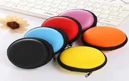 Brand New Colourful Portable Mini Round Portable Coin Wallet Purse Hard Key Earphone Holder Case Bag Versatile sac main LZ04538870579