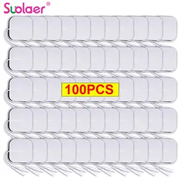 Products 5x5cm 4x4cm Muscle Stimulator Electrode Pads Nonwoven Fabric Self Adhesive Replacement Pads for Tens Digital Therapy Machine