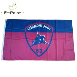 Flag of France Football Club Clermont Foot 63 3 5ft 90cm 150cm Polyester flags Banner decoration flying home & garden Festive gi278t