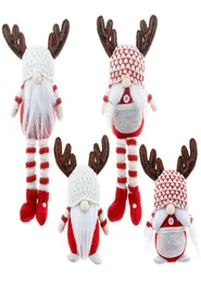 Christmas Faceless Gnome Santa Xmas Tree Hanging Ornament Doll Decoration For Home Pendant Gifts Drop Ornaments Supplies seaway FW6594210