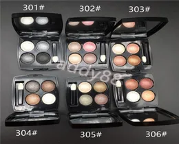 Marca C Maquiagem Sombra 4 Cores Matte Eyeshadow paleta de sombras com pincel 6 estilos com mirror7331684