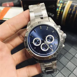 Luxury Men's Watch High Quality Sapphire Crystal 43mm Sex Hands Quartz Watch DateJust Luminous Steel Strap Watches