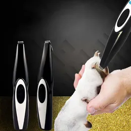 Trimmers Mute Pet Hair Trimmer Electric Fader Dog Hair Remover USB Mini Pet Partial Shaver For Pet Face Paw Ass Ear