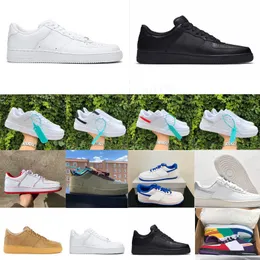 Fashion Forces Low Mens Women Casual Shoes Airs High 1 One Triple White Black Wheat Utility Shadow 1s Classic 1 07 ''AF1''airForce Outdoor Sports Sneakers f5