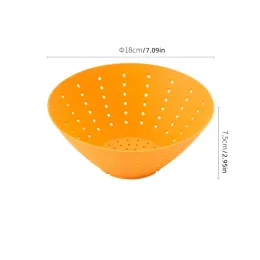 Creative Silicone Drain Bowl Washing Filter Strainer Magic Tool Kitchen Salad Clutching Water Squeeze Sauerkraut