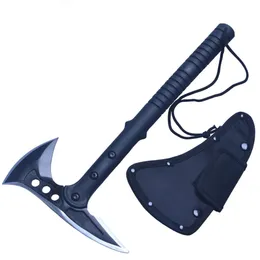 Bijl King Sea Outdoor Axt Fire Ice Army hohe Kohlenstoffstahl Taktische Tomahawk Praktische Axt Nylon und Glasfasergriff Camping Hatchet