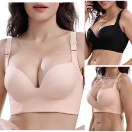 Bras Sets Fashion Chest Orthoses Breast Care Gather Deep Cup Bra Hides Back Fat Look With Shapewear Incorporated 230606