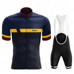 Rowerowe koszulki Ralvpha Team Set Man Man Summer MTB Race Odzież Krótkie rękawie Ropa Ciclismo Outdoor Riding Mindure 230605