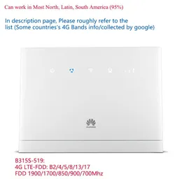 Unlocked Huawei B315s519 4G CPE LTE WiFi Router Wireless spot mobile Modem7935732