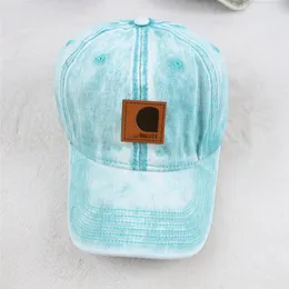 Casquette de Baseball en coton lavé de Style américain couleur unie chapeau de soleil Couple voyage chapeau résistant au soleil chapeaux de Cowboy haut de gamme