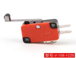 V1561C25 Micro Switch Lever Long HingeLever ArmRoller NONC 100 Brand New Momentary Limit Micro Switch SPDT Snap Action Switc2317903
