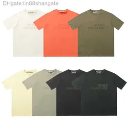 23 ESS Männer T-Shirts T-Shirt 23SS Stylist Brief Drucken Rundhalsausschnitt Lässige Sommer Atmungsaktive Herren Damen T-Shirts Solide Farbe Tops T-Shirts 79WB