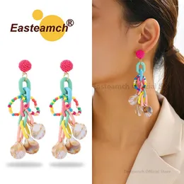 Dangle Earrings Summer Beach Shell Beads Tassel Ethnic Style Holiday Long Hanging Drop 2023 Boho Trendy Luxury Design Pendant Jewelry