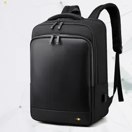 Sırt çantası cfun ya moda trend erkekler siyah iş çantası 16 inç dizüstü bilgisayar sırt çantası seyahat sırt çantası erkek öğrenciler okul çantası