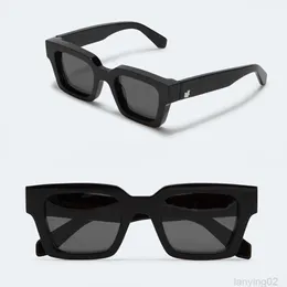 여성용 선글라스 OMRI012 클래식 블랙 풀 프레임 눈 보호 패션 012 남성 안경 보호 렌즈 디자이너 2A1N