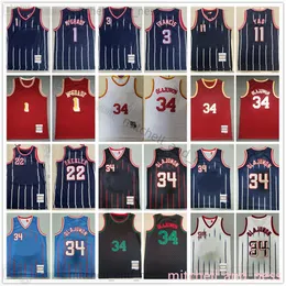 Yao 11 Ming Jersey Retro Ed Basketball Jerseys 1996 All-Star Hakeem 34 Oluwon Tracy 1 McGrady Clyde 22 Shorts Drexler